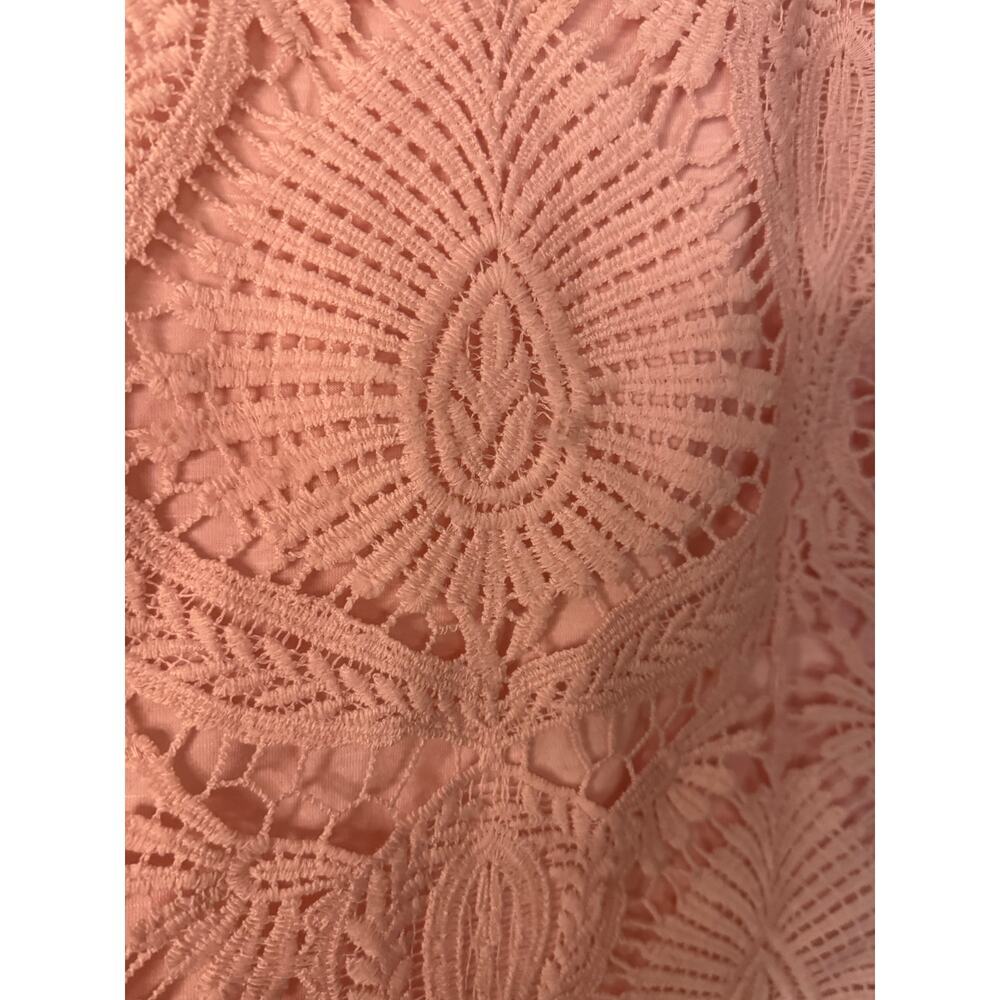 Lane Bryant Women’s Pink Lace Overlay Sleeveless Blouse Plus Size 18 20 - Picture 6 of 6